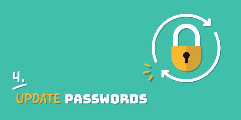 Aggiornare le password