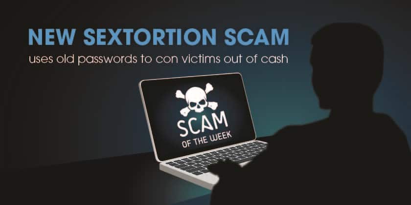 Sextortion scam