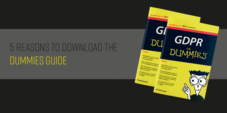 GDPR for Dummies – 5 Reasons to Download