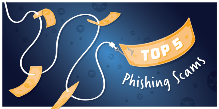 top 5 phishing scams 0 header