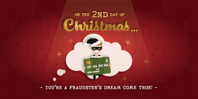 On the second day of Christmas…You're a fraudster's dream come true!