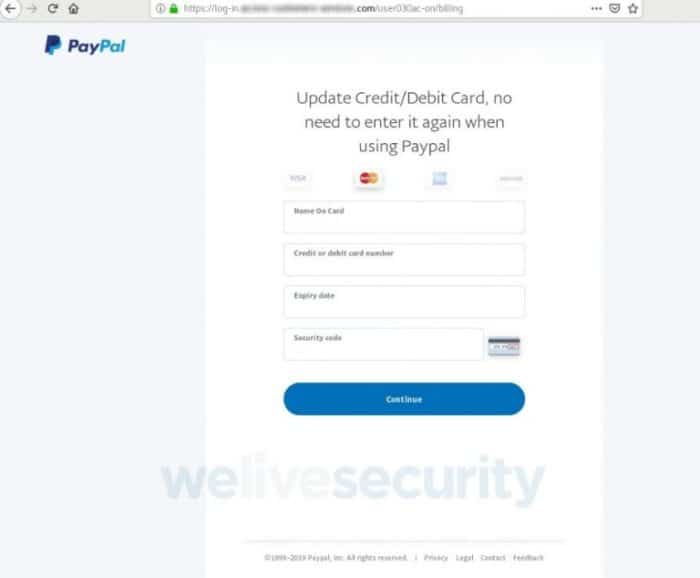 PayPal Phishing Scam Seeks to Steal Personal Information
