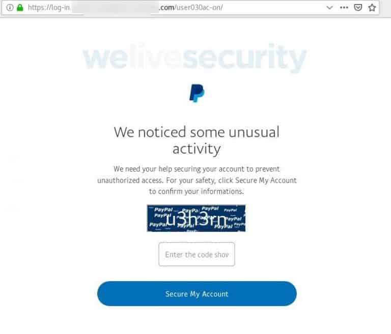 PayPal Phishing Scam Seeks To Steal Personal Information