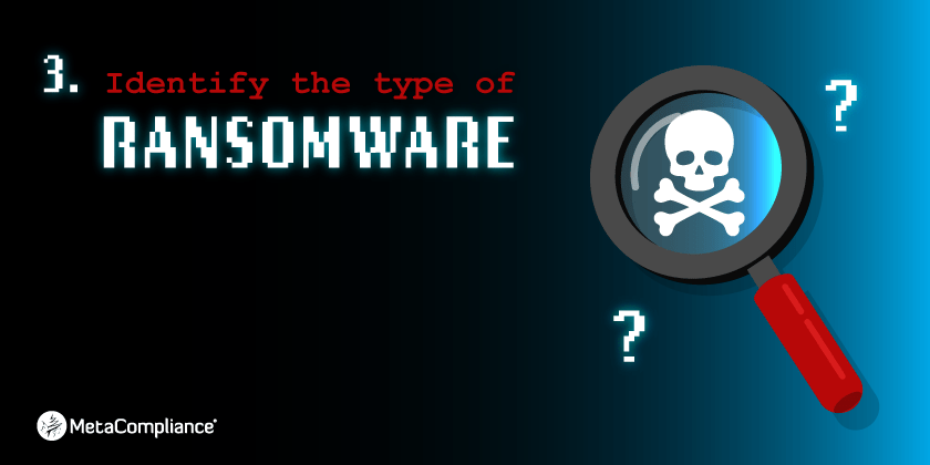 Identificar el tipo de ransomware