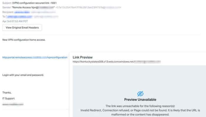 Remote Workers Targeted With a VPN Configuration Scam Remote Workers Targeted With a VPN Configuration Scam