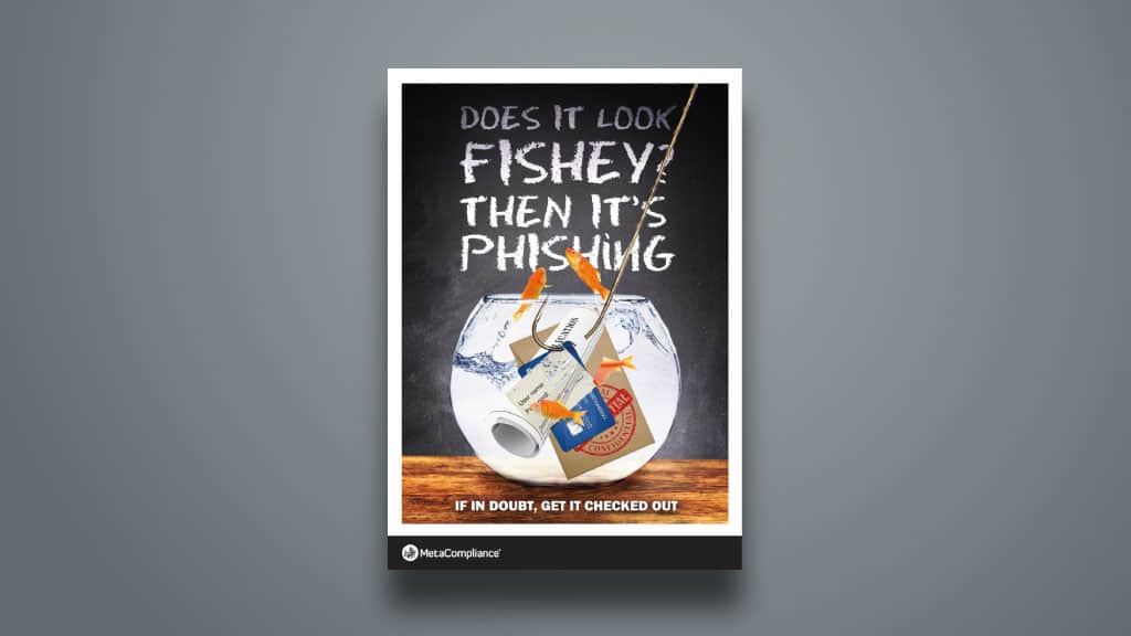 Phishing Awareness Poster Poster de sensibilisation au phishing