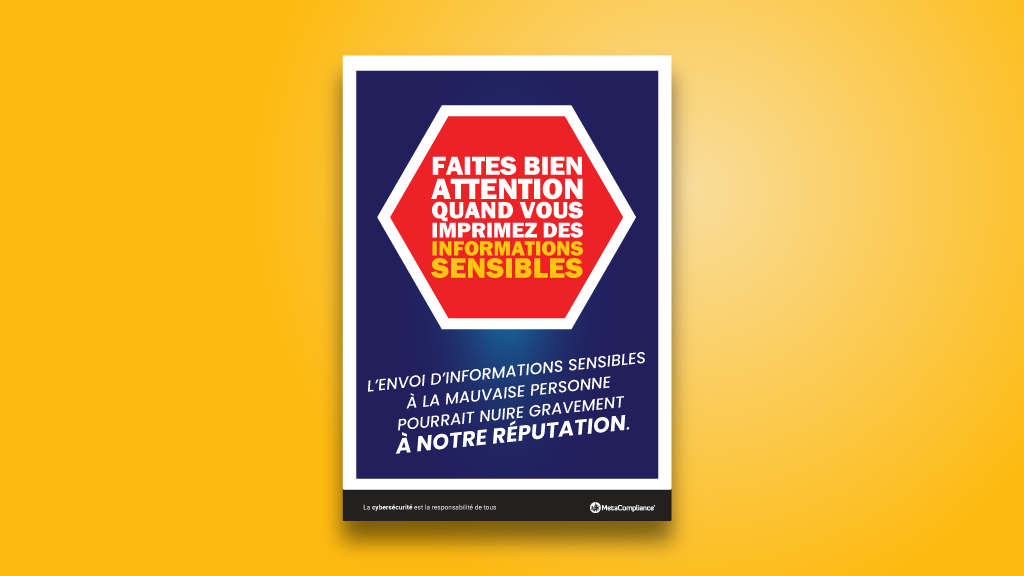 Poster cybersécurité - Gestione sicura delle donazioni