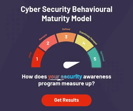 Cyber Security Behavioural Maturity Model banner 2