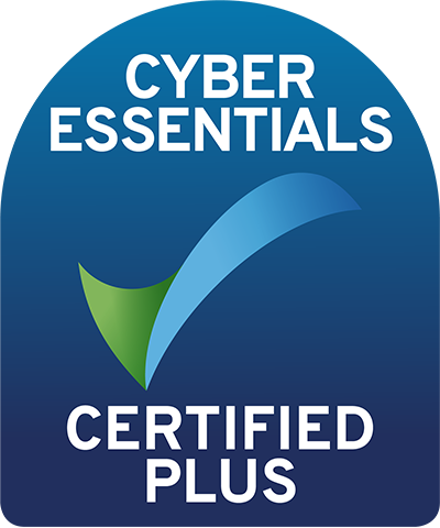 Cyber Essentials Plus Certifiering Logotyp opt