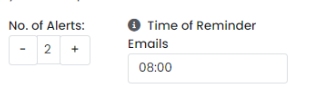 Hora dos e-mails de lembrete
