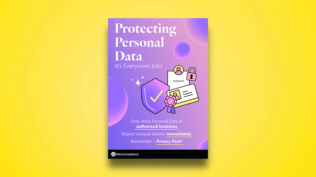 CL25003P UK GDPR Poster ProtectingPersonalData 1