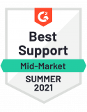g2 Best Support Mid-Market