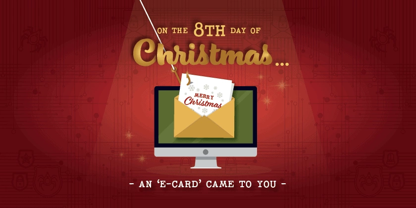 L'ottavo giorno di Natale... È arrivata una eCard