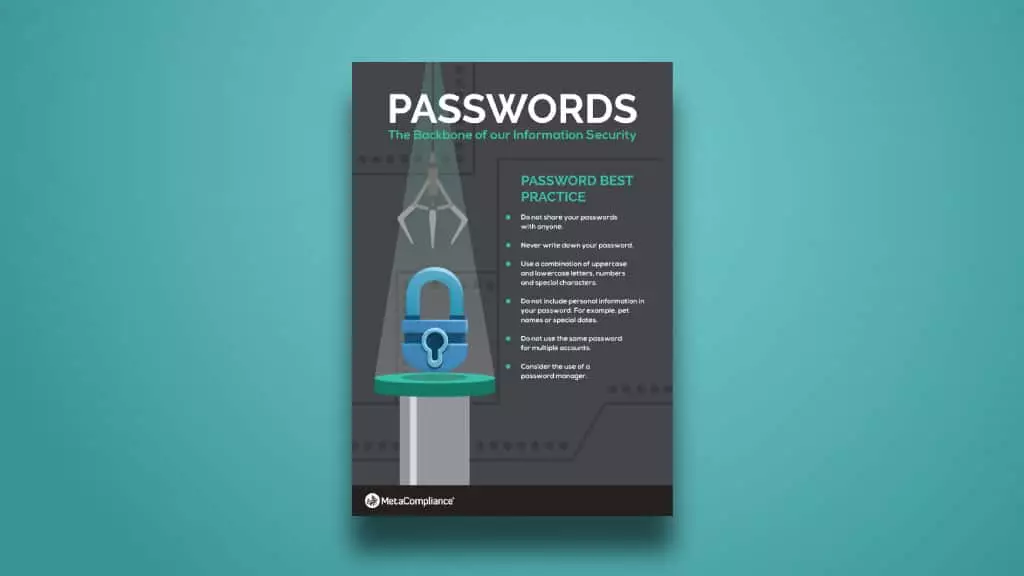 Password Best Practice Poster