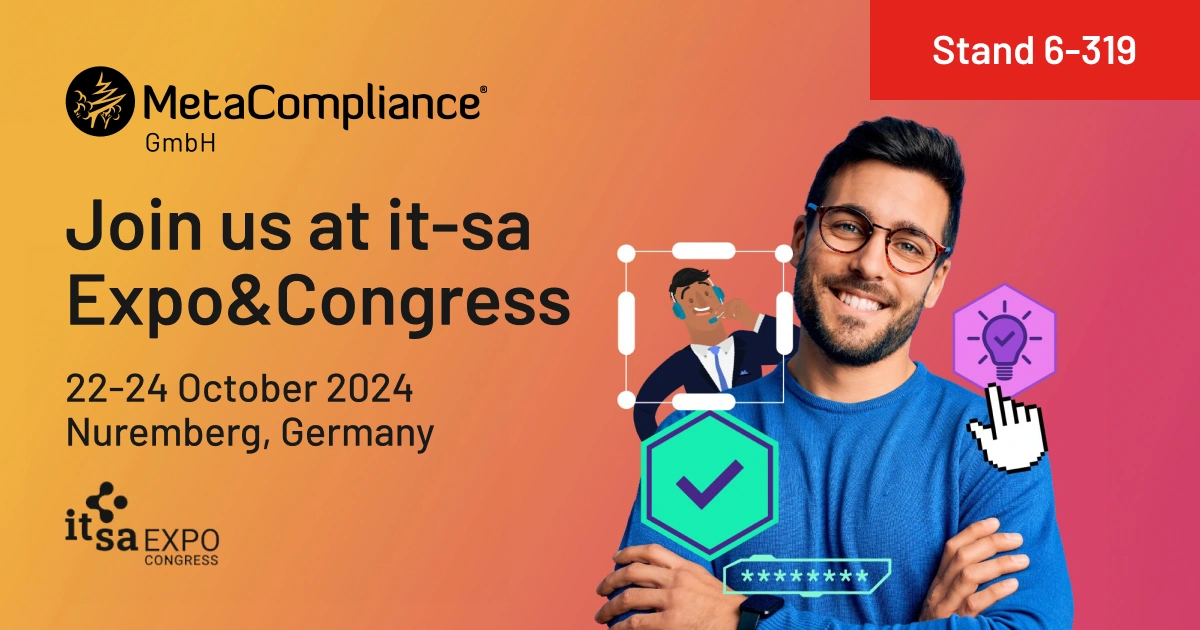 MetaCompliance GmbH to Exhibit at it-sa Expo&Congress 2024 Social 1200x630