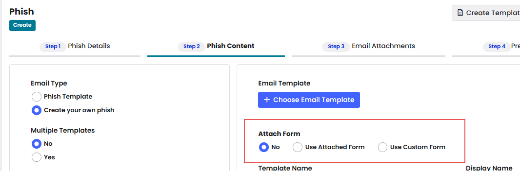 use attached form